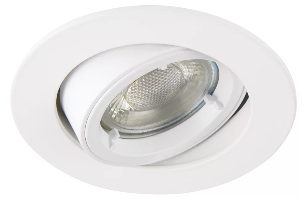 LAP Cast Tilt Downlight Matt White - Image 3