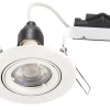LAP Cast Tilt Downlight Matt White