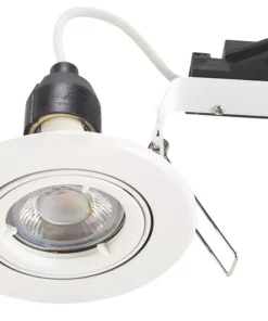 LAP Cast Tilt Downlight Matt White