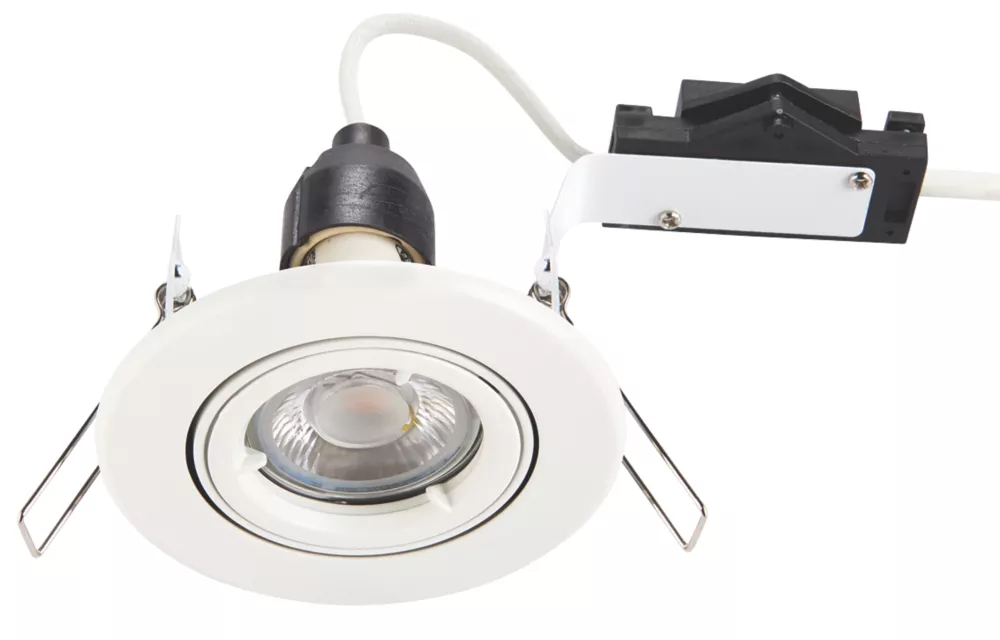 LAP Cast Tilt Downlight Matt White