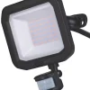 Luceco Castra Outdoor LED Floodlight With PIR Sensor Black 30W 3000lm