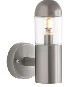 Essentials Sigma Outdoor LED Wall Light Brushed Stainless Steel 2.3W 200lm