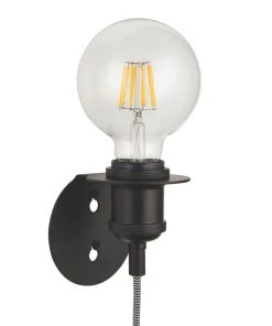 Quay Design Amos Wall Light Matt Black