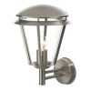 Essentials Antler Outdoor Wall Light Brushed Stainless Steel