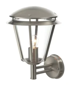 Essentials Antler Outdoor Wall Light Brushed Stainless Steel