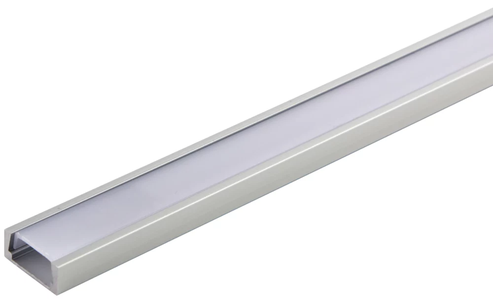 Essentials Aluminium LED Mounting Profile 1m - Image 2
