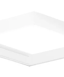 Aurora White Surface Mount Box With Emergency Functionality 603 X 603mm
