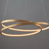 Quay Design Hoops LED Ceiling Pendant Light Gold Leaf 32W 1400lm