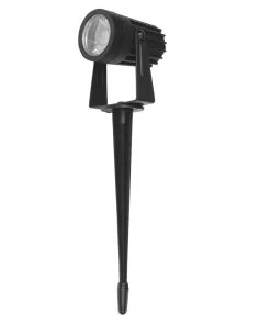 Luceco Outdoor LED Garden Spike Light Black 3W 200lm