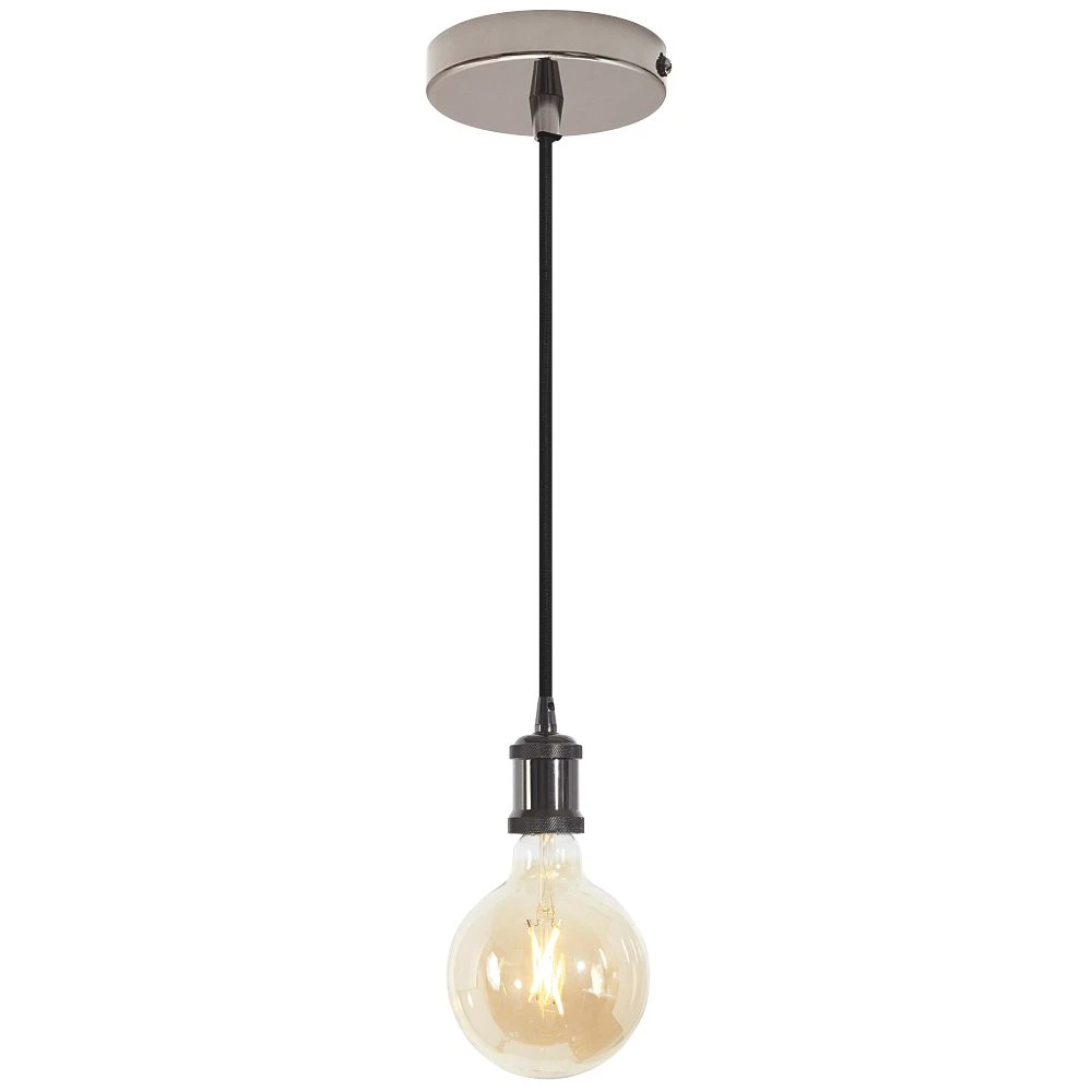 4lite WiZ Connected LED G125 Smart Pendant Light Blackened Silver 6.5W 720lm